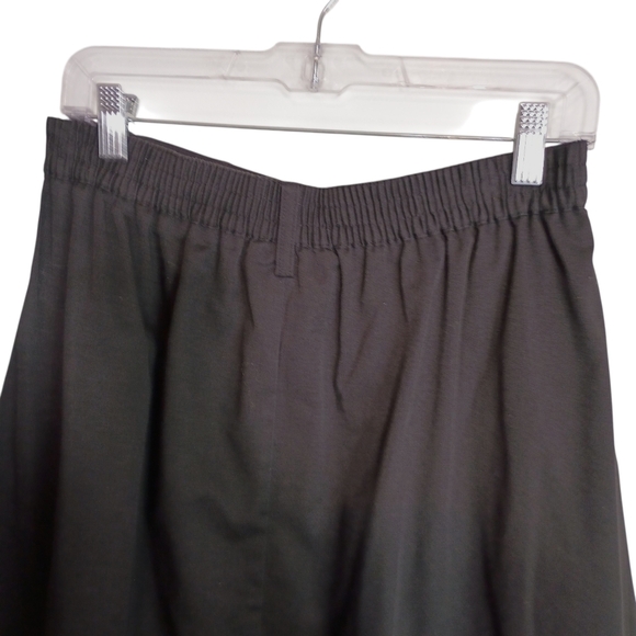 Baxter & Weils - Vintage Black Button Up Skirt -= Size 12 - Picture 5 of 6